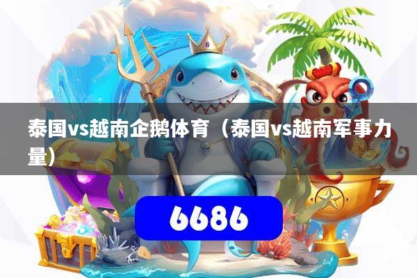 泰国vs越南企鹅体育（泰国vs越南军事力量）